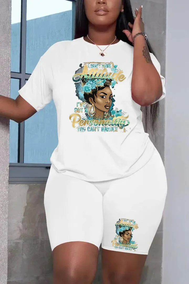 Outfit college 2 pièces - Vue arrière du short taille élastique