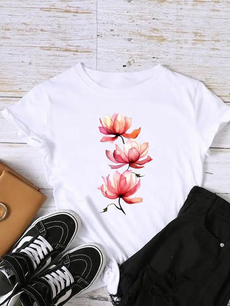 Haut streetwear floral - Design féminin moderne