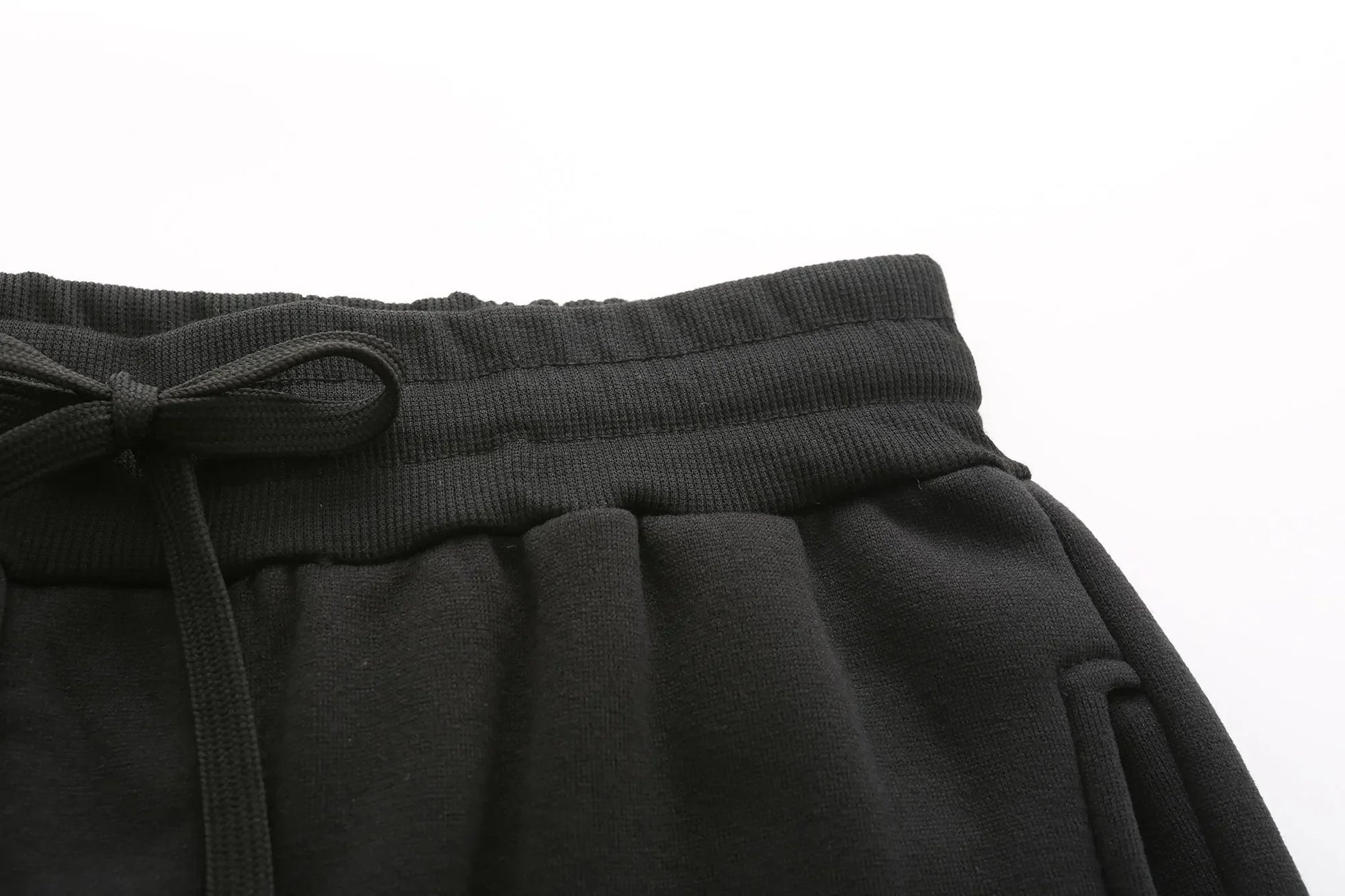 Sweat-shirt + pantalon de survêtement pour hommes, vêtements sport de haute qualité printemps automne 2025 Doba Store noir