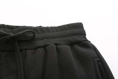 Sweat-shirt + pantalon de survêtement pour hommes, vêtements sport de haute qualité printemps automne 2025 Doba Store noir