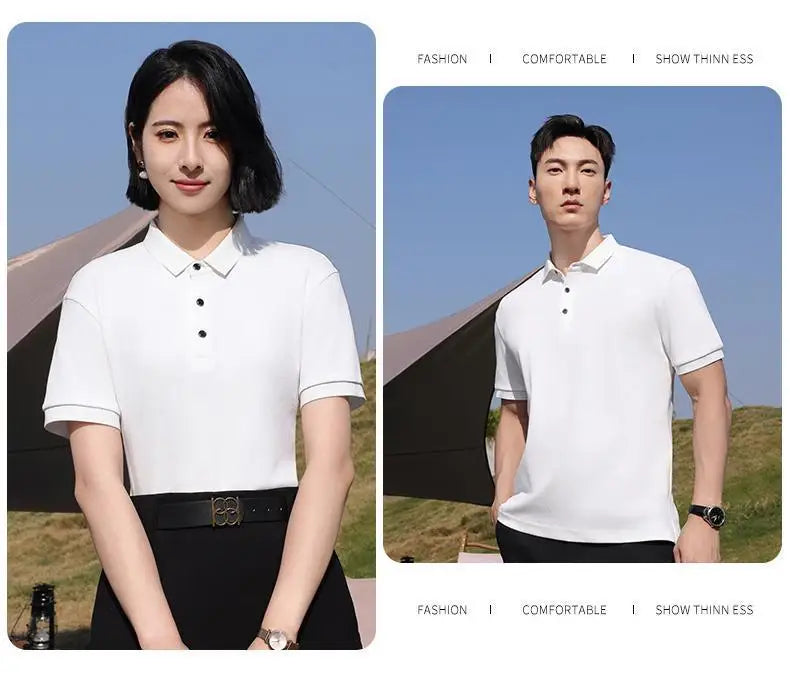 T-shirt à revers de haute qualité, chemise à manches courtes pour assistant de magasin Audi car 4S, polo Doba Store 2025