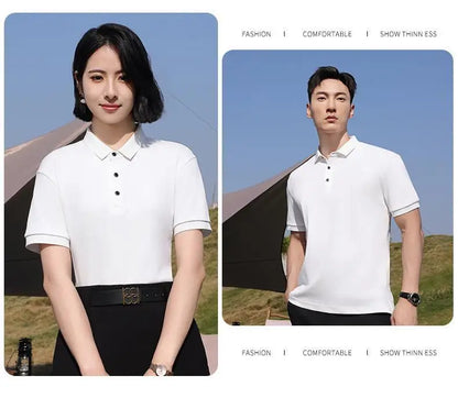 T-shirt à revers de haute qualité, chemise à manches courtes pour assistant de magasin Audi car 4S, polo Doba Store 2025