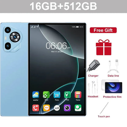 Nouvelle tablette Pad 16 Pro 11 pouces Android 22GB + 2TB batterie 20000mah 4G 5G double SIM WIFI Doba Store