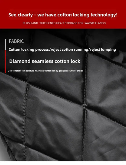 Texture en coton épais avec coutures diamant sans couture pour Pantalon de sport en coton épais pour hommes hiver Doba Store