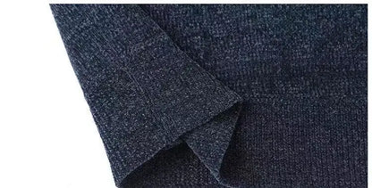 Pull en cachemire de vison pur pour hommes col rond tricot 4XL hauts d'hiver à manches longues Doba Store