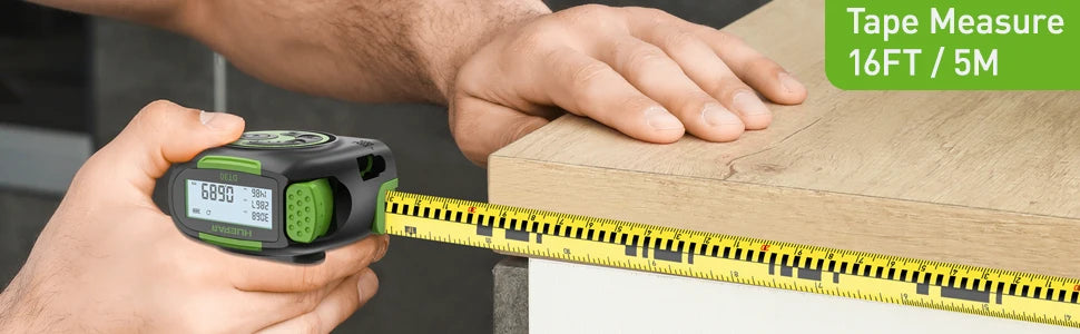 Télémètre Huepar DT30 - Mode de calcul de surface et volume