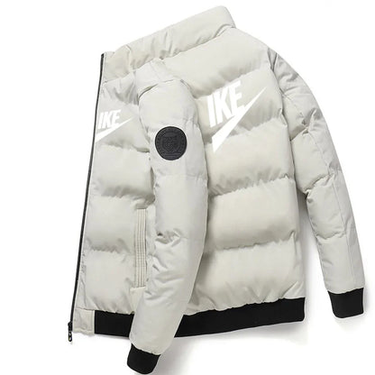 Manteau élégant en coton chaud à col montant pour hommes pour l'automne et l'hiver de 2025 avec fonction coupe-vent extérieure et Zi de haute qualité Doba Store
