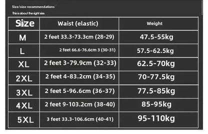 Tableau des tailles pour pantalon décontracté doublé polaire pour homme coupe ample épais chaud longueur cheville en laine Doba Store
