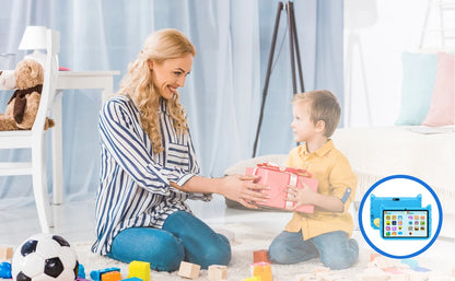 BDF-Tablette Android 13 pour enfants, extension 1 To, 4 Go RAM, 64 Go ROM, WiFi 5G, batterie 4000mAh, cadeau enfant Doba Store