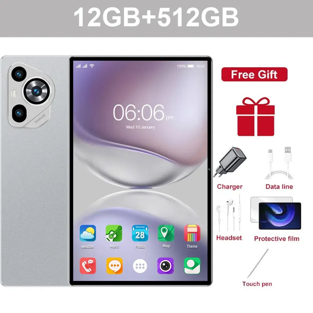 Nouvelle tablette Pad 16 Pro 11 pouces Android 22GB + 2TB 20000mah batterie Version mondiale 4G 5G double SIM WIFI Doba Store