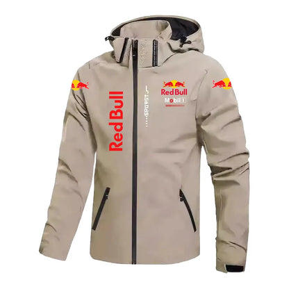 Red Bull doudoune manteau pour hommes printemps et automne Style à capuche détachable extérieur coupe-vent et imperméable Doba Store