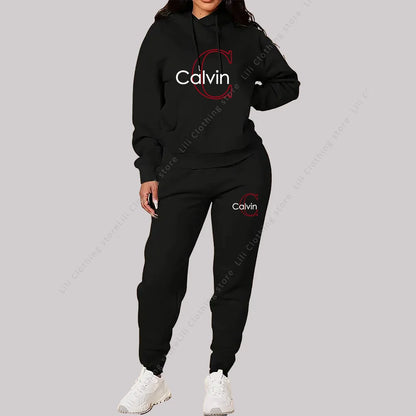 Survêtement 2 pièces femme - Sweat capuche pantalon polaire
