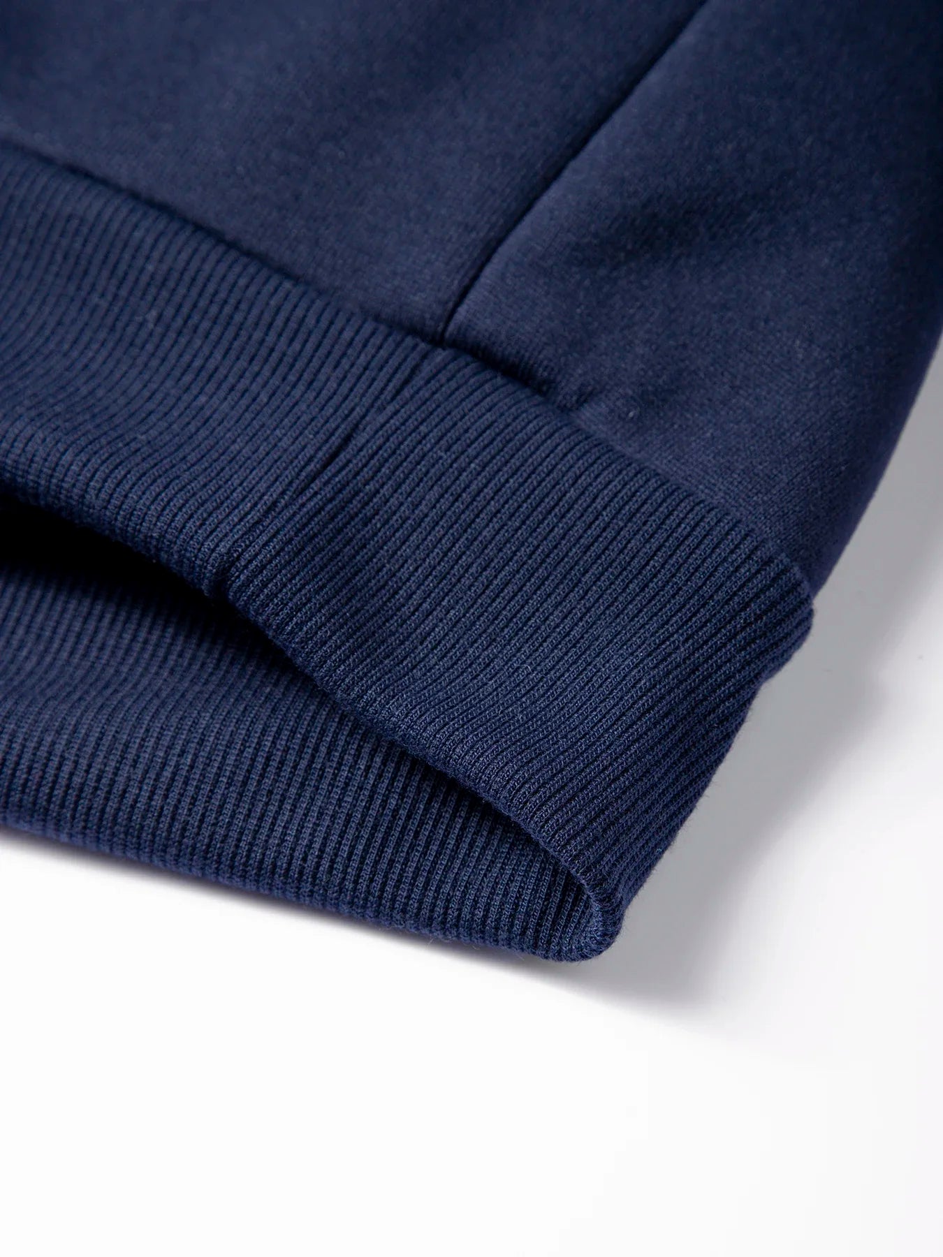 Automne hommes pull à fermeture éclair col roulé chandails chauds couleur unie à manches longues mode mâle décontracté quotidien sweat haut Doba Store detail manche