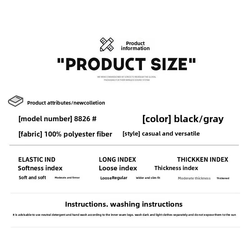 Pantalon de sport en coton épais pour hommes jambe droite décontracté coupe ample chaud style papa grande taille hiver Doba Store