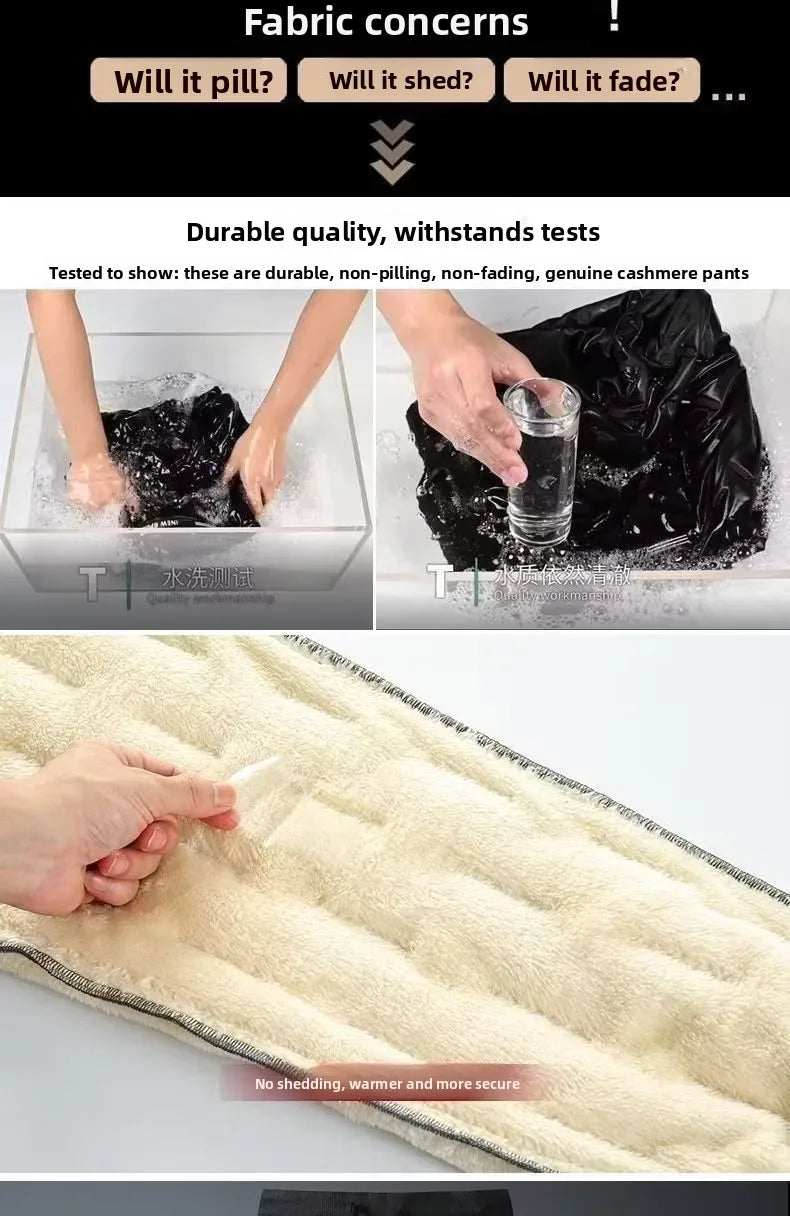 Pantalon de neige en velours d'agneau pour homme doublure Fce coupe-vent chaud coton hiver Doba Store