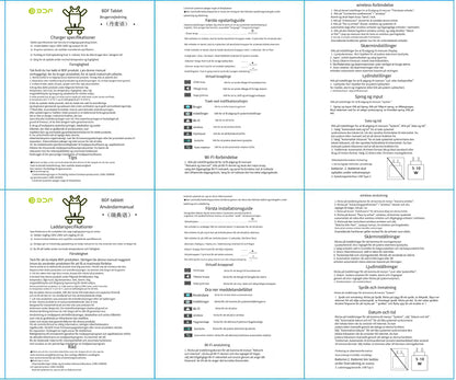 BDF-Tablette Android 13 pour enfants 7 pouces, 4 Go RAM 64 Go ROM batterie 4000mAh WiFi 5G Doba Store cadeau enfant