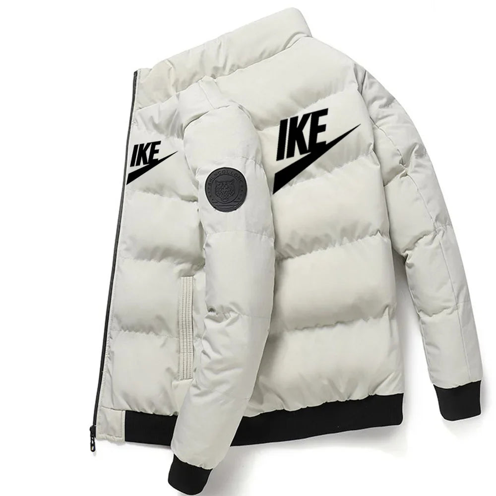 Manteau élégant en coton chaud à col montant pour hommes pour l'automne et l'hiver de 2025 fonction coupe-vent extérieure Doba Store