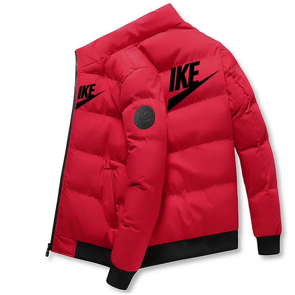 Manteau élégant en coton chaud à col montant pour hommes pour l'automne et l'hiver de 2025 avec fonction coupe-vent extérieure et Zi de haute qualité Doba Store