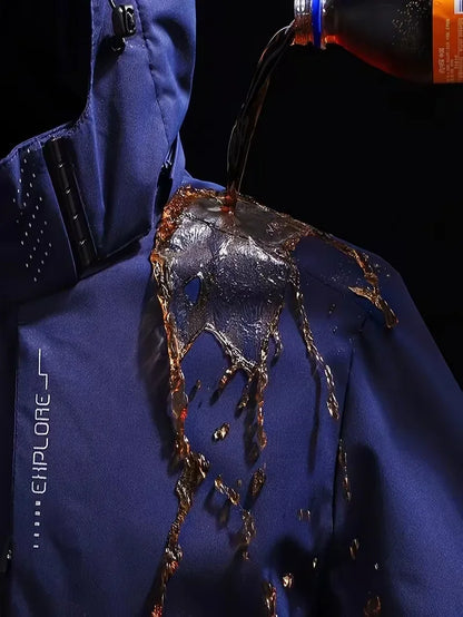 Red Bull doudoune manteau pour hommes printemps et automne Style à capuche détachable extérieur coupe-vent et imperméable par Doba Store