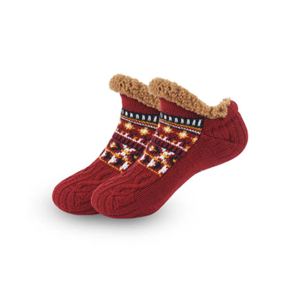 Chaussettes thermiques pour hommes, pantoufles moelleuses d'hiver chaudes antidérapantes Doba Store pour maison et sommeil