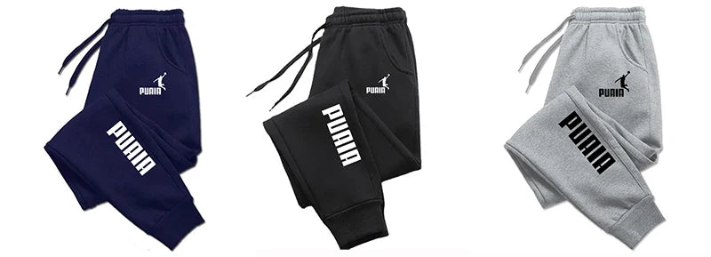 PUAIA-Pantalon de dehors Imprimé pour Homme Jogging Fitness Aadt Fit Vêtements Solides Tenue de Document Streetwear Automne Hiver Nouveau Doba Store