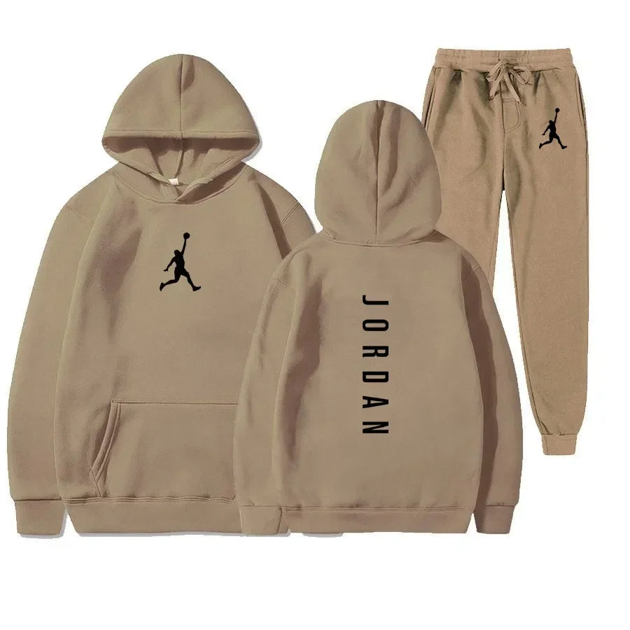 Sweat-shirt + pantalon de survêtement pour hommes, vêtements de sport haute qualité printemps automne 2025 Doba Store