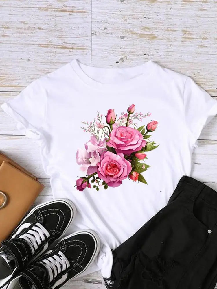 T-shirt floral décontracté - Conseils de style