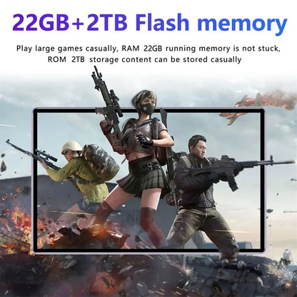 Nouvelle tablette Pad 16 Pro 11 pouces Android 22GB + 2TB batterie 20000mah Version mondiale 4G 5G double SIM WIFI Doba Store