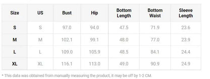 Woman wearing a two-piece summer outfit with a tied short-sleeve top and high-waisted shorts with pockets