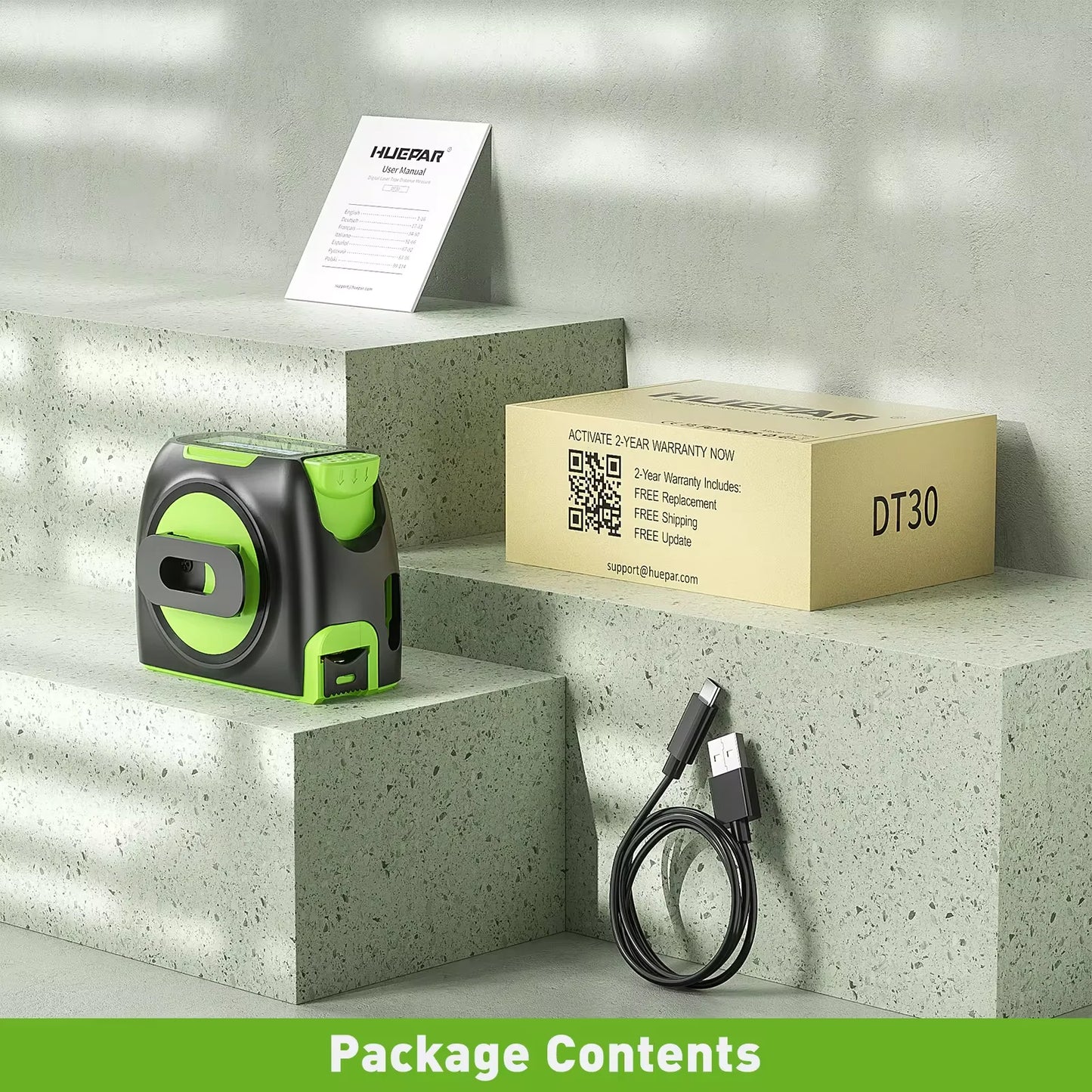 Télémètre Huepar DT30 - Garantie et service après-vente