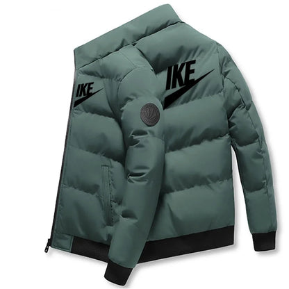 Manteau élégant en coton chaud à col montant pour hommes pour l'automne et l'hiver de 2025 avec fonction coupe-vent extérieure et Zi de haute qualité Doba Store