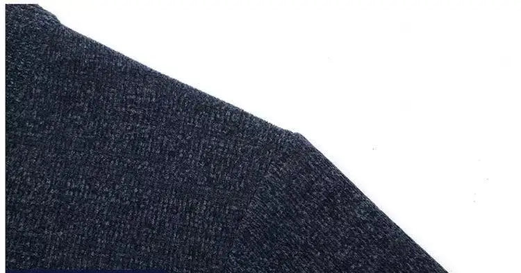 Pull en cachemire de vison pur pour hommes col rond tricot grande taille 4XL manches longues Doba Store