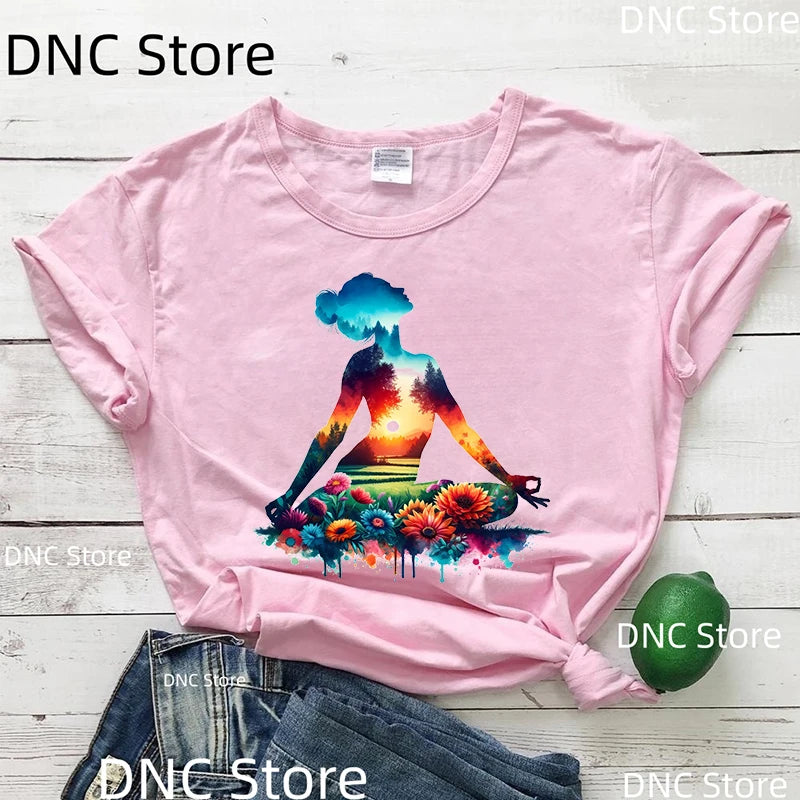 T-shirt méditation Harajuku - Look zen et tendance