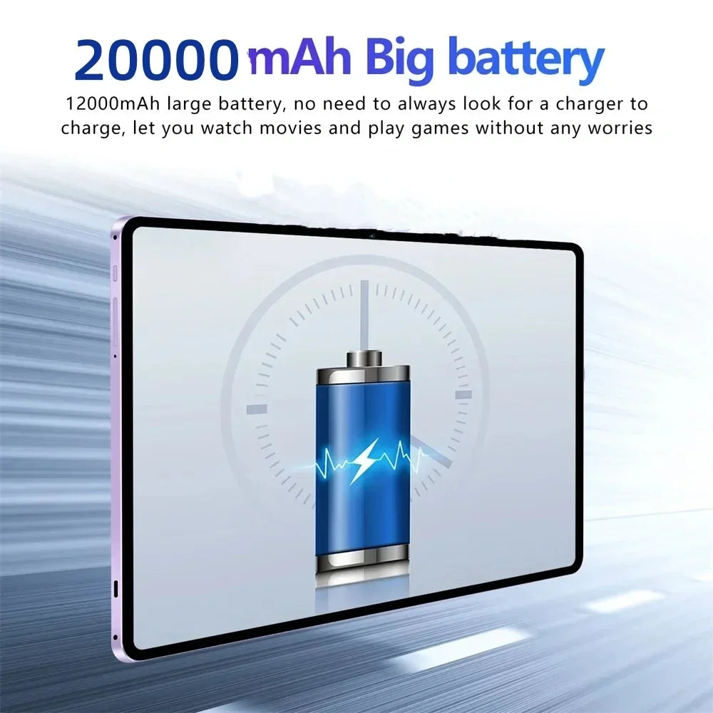 Nouvelle tablette Pad 16 Pro 11 pouces Android 22GB + 2TB 20000mah batterie Version mondiale 4G 5G double SIM WIFI Doba Store