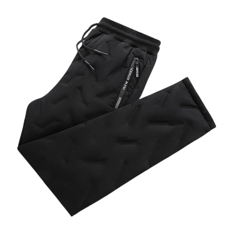 Pantalon de neige en velours d'agneau pour homme doublure Fce coupe-vent chaud coton hiver par Doba Store