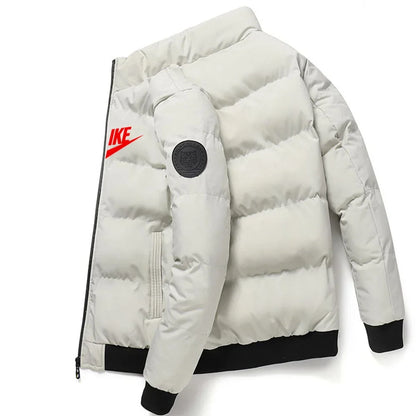 Manteau élégant en coton chaud à col montant pour hommes pour l'automne et l'hiver de 2025, coupe-vent extérieure haute qualité Doba Store