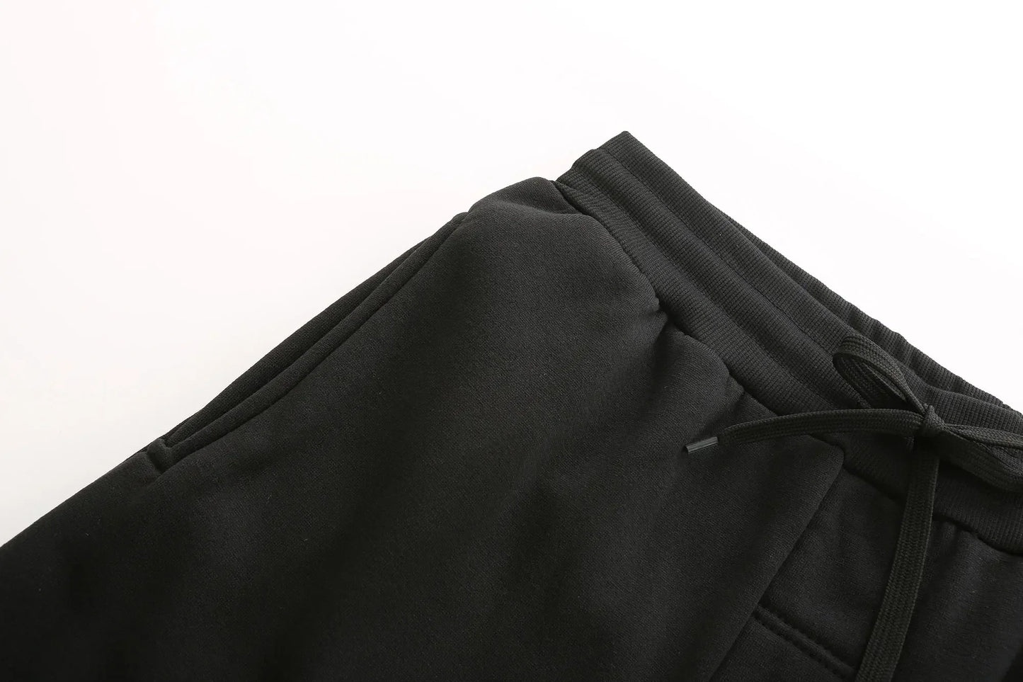 Sweat-shirt + pantalon de survêtement pour hommes, vêtements de sport haute qualité Doba Store printemps automne 2025 noir