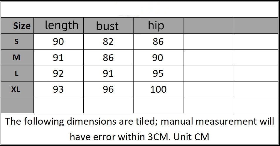 Size chart for women's pink 3D print camisole dress with spaghetti straps and open back in centimeters