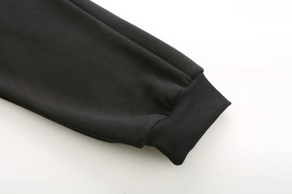 Sweat-shirt + pantalon de survêtement pour hommes, vêtements de sport haute qualité printemps automne 2025 Doba Store détail manche