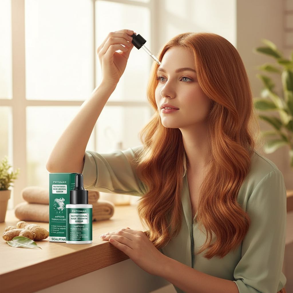 7 Days Ginger Hair Growth Serum Fast Promote Hair Regrowth Products Anti Hair Loss Repair Scalp Baldness Nourish Hair Root Care