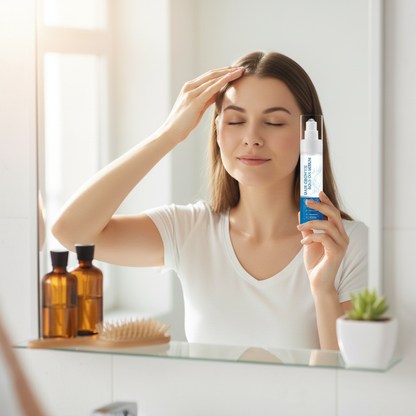 Sérum roulant pour la croissance des cheveux au romarin, 25ML, 3% romarin, 3% redensyl, 2% Anagain, réduit la chute des cheveux, pour femmes et hommes